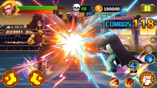 Gameplay screenshot from street fighting2 k.o fighters for Android