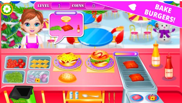 Gameplay screenshot from street food kitchen chef cooking game for Android