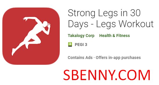 strong legs in 30 days legs workout