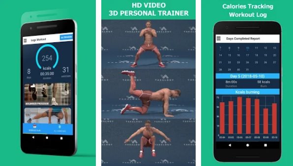 pernas fortes em 30 dias de treino de pernas MOD APK Android