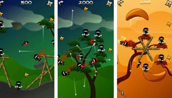 Gameplay screenshot from stupid ninjas for Android
