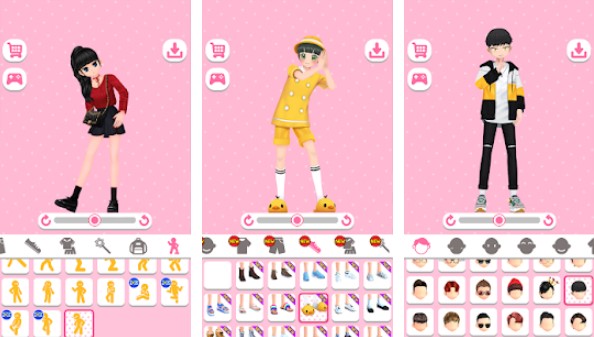 Gameplay screenshot from styledoll 3d avatar maker for Android