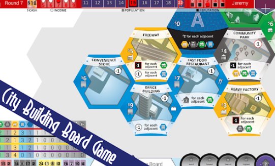 Gameplay screenshot from suburbia city building game for Android