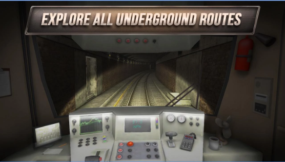Gameplay screenshot from subway simulator 3d pro for Android