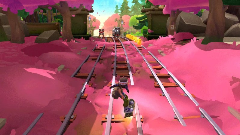 Gameplay screenshot from Subway Surfers City for Android