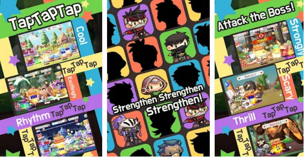 Gameplay screenshot from sudden assassin tap rpg for Android