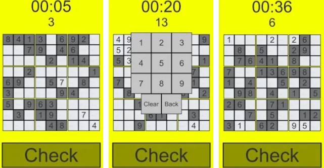 Gameplay screenshot from sudoku 2 deluxe for Android