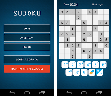 Gameplay screenshot from sudoku premium for Android