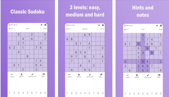 Gameplay screenshot from sudoku pro mod for Android
