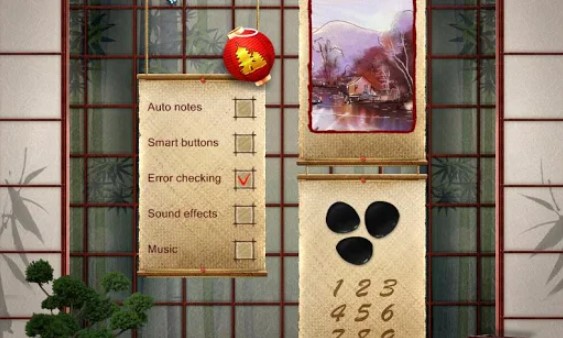 Gameplay screenshot from sudoku samurai for Android