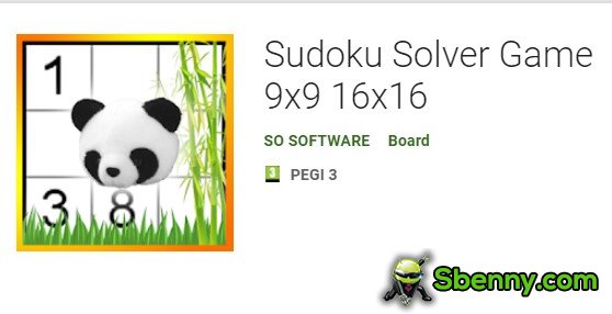 sudoku solver game