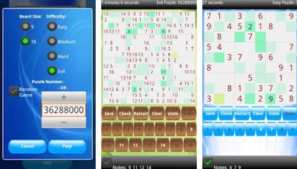 juego de resolución de sudoku MOD APK Android