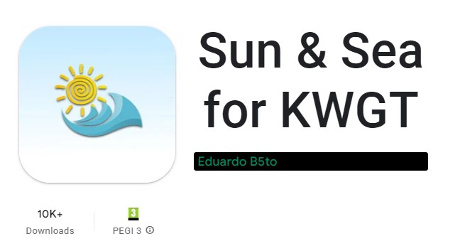 sun and sea for kwgt
