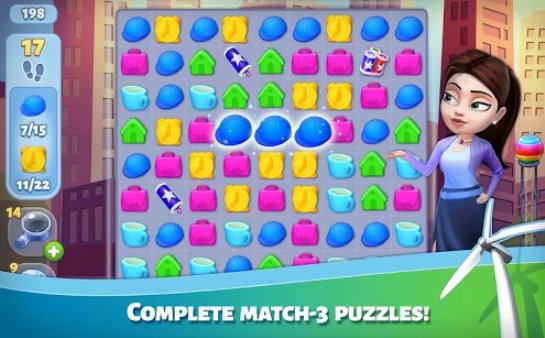 Gameplay screenshot from sun city green story for Android