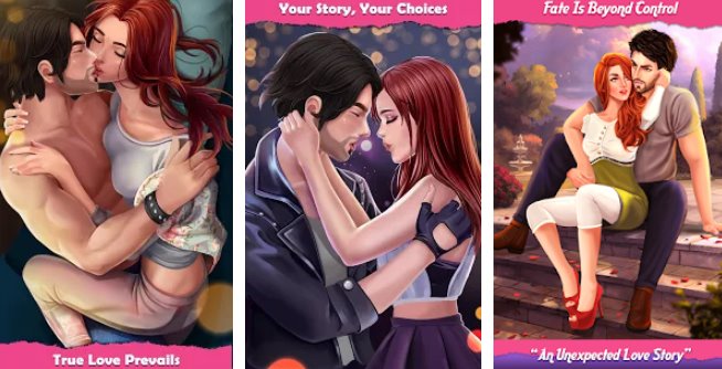 Gameplay screenshot from sunsville romance teen story dating games for Android