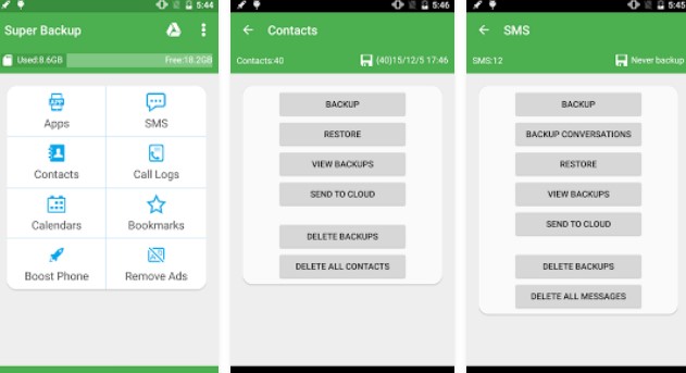 szuper biztonsági mentés és visszaállítás MOD APK Android