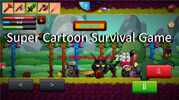super cartoon survival game