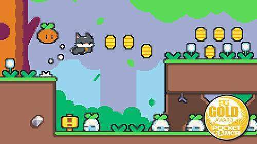 Gameplay screenshot from super cat bros for Android