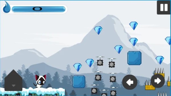 Gameplay screenshot from super cat pro for Android