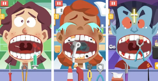Gameplay screenshot from super dentist for Android