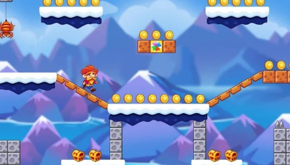 Gameplay screenshot from super jabber jump 3 for Android