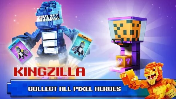 Gameplay screenshot from super pixel heroes for Android
