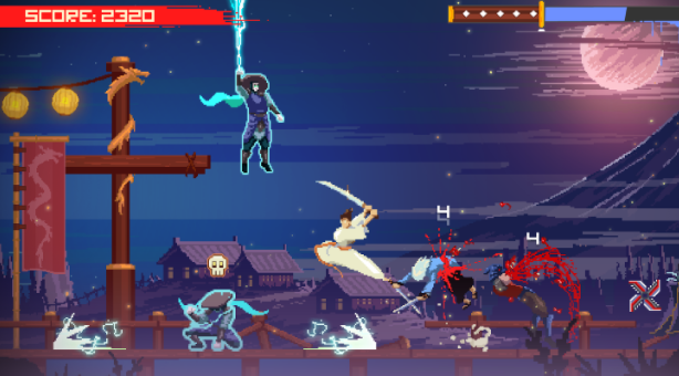 Gameplay screenshot from super samurai rampage for Android