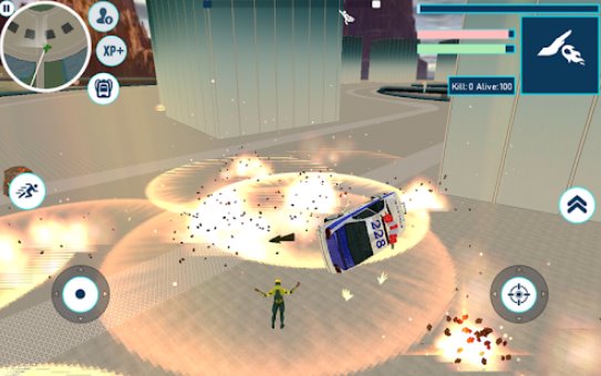 Gameplay screenshot from superheroes battleground for Android
