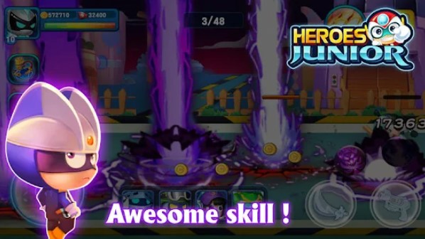 Gameplay screenshot from superheroes junior premium for Android