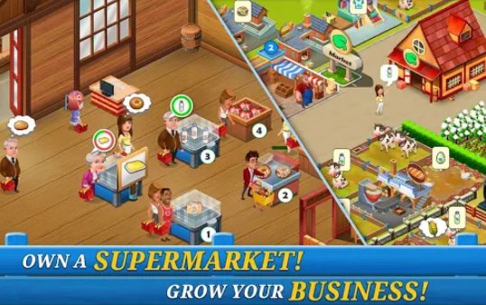 Supermarkt Stadt Farm Tycoon MOD APK Android