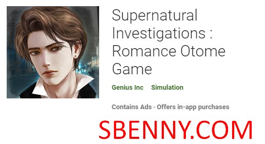 investigaciones sobrenaturales romance otome juego