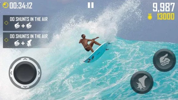 Gameplay screenshot from surfing master for Android