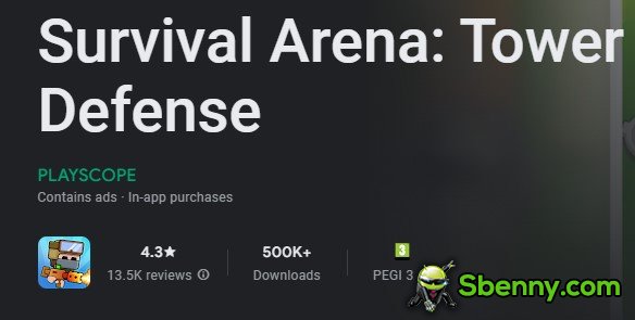 survival arena tower defense