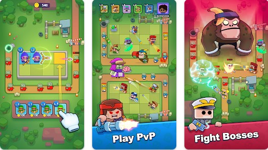 Gameplay screenshot from survival arena tower defense for Android