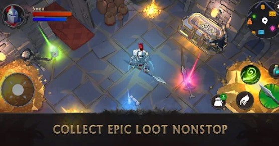 Gameplay screenshot from survival dungeon loot rpg pro for Android