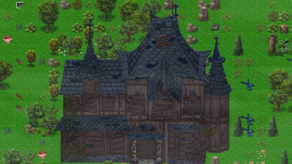 Gameplay screenshot from survival rpg 4 haunted manor for Android