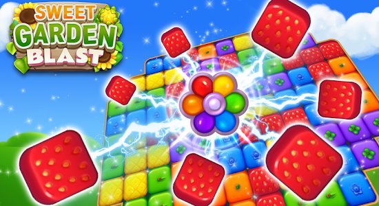 Gameplay screenshot from sweet garden blast game for Android