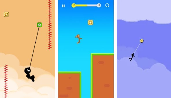 Gameplay screenshot from swing star for Android