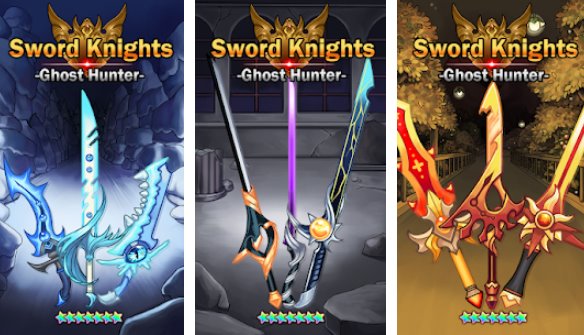 Gameplay screenshot from sword knights ghost hunter idle rpg for Android
