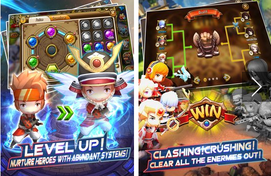 Gameplay screenshot from sword of fantasy free mmoarpg for Android