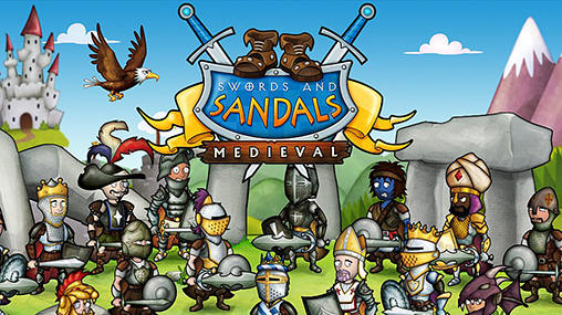 espadas e sandálias medievais