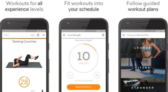 latihan sworkit lan rencana fitness APK Android