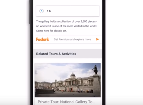 Gameplay screenshot from sygic travel maps offline and trip planner for Android