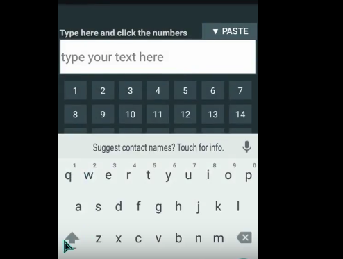 Gameplay screenshot from symbols emojis letters pro for Android