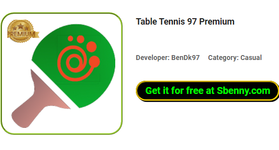 Tennis de table 97 premium