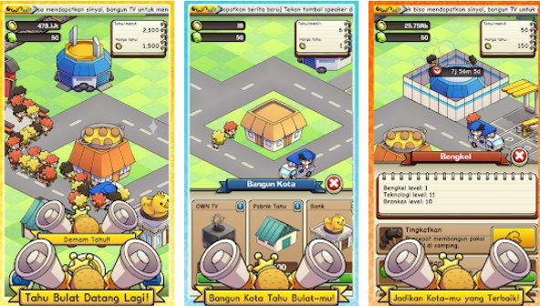 Gameplay screenshot from tahu bulat2 for Android