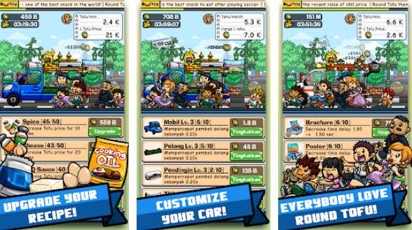 Gameplay screenshot from tahu bulat for Android
