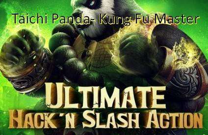 Panda taichi maestro de kung fu