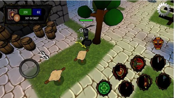 Gameplay screenshot from tales from the north for Android