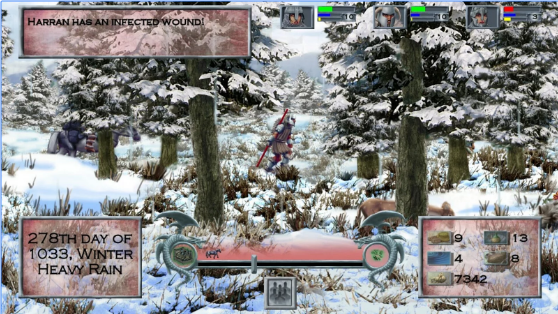 Gameplay screenshot from tales of illyria the iron wall for Android